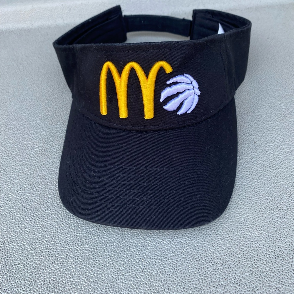 Cintas McDonalds Hat Visor Basketball Cap Fast Food Patch Logo Embroidered